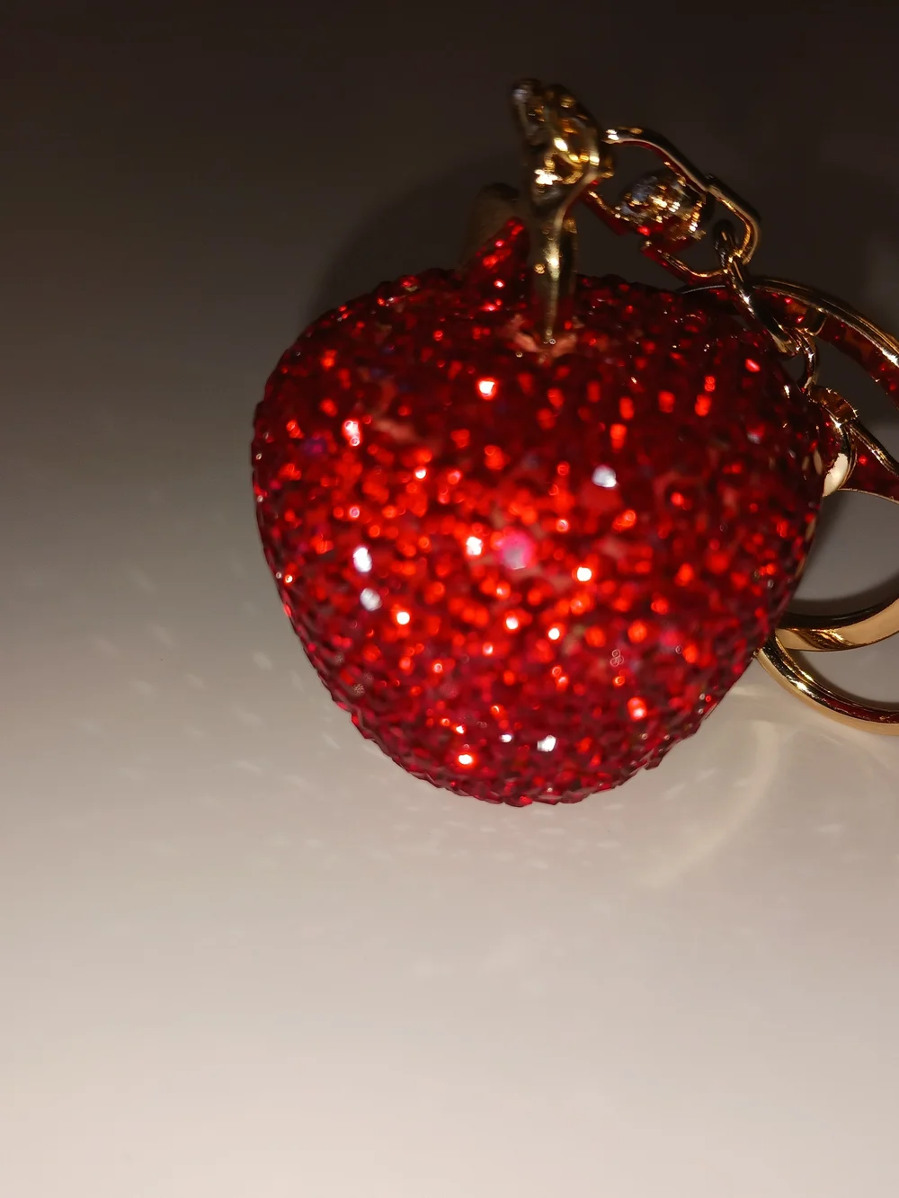 Sparkling Apple Keychain